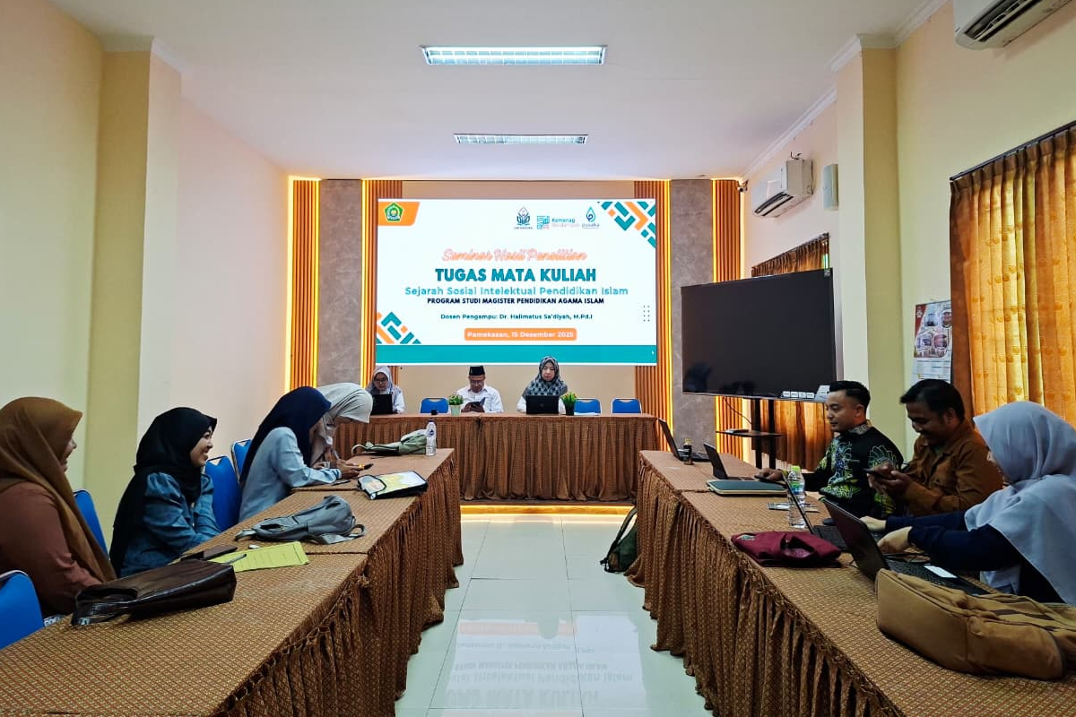 MAHASISWA MPAI LAKUKAN SEMINAR HASIL PENELITIAN SEJARAH SOSIAL INTELEKTUAL PENDIDIKAN ISLAM